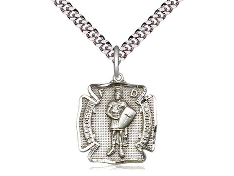 Sterling Silver St. Florian Medal