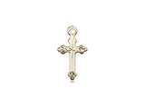 Infant Cross - Diamond Cut Engraved - 14KT Gold Filled