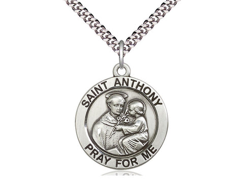 Sterling Silver St. Anthony Medal