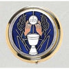 Blue Enameled Holy Communion Pyx