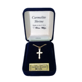 Infant Cross - Diamond Cut Engraved - 14KT Gold Filled