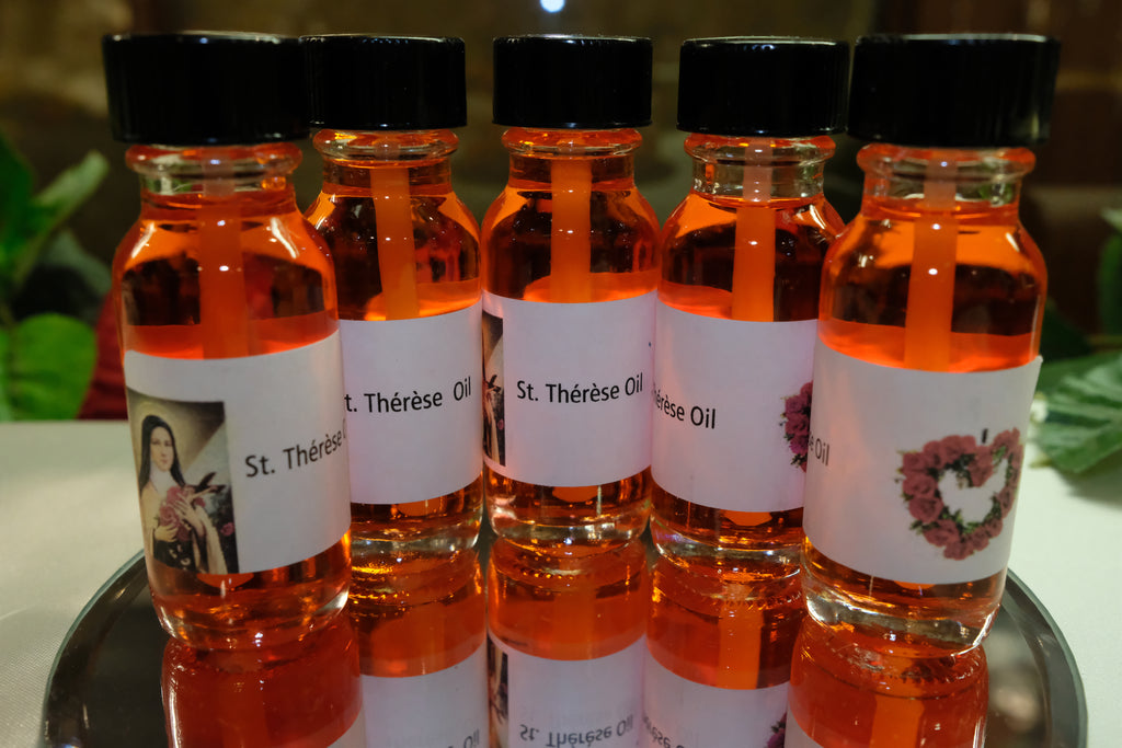100 Bottles of St. Therese of Lisieux Rose Scented Relic Oil 