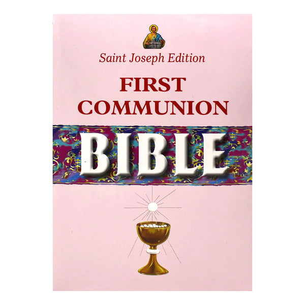 First Communion Bible - Pink