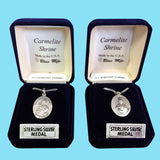 Our Lady of Mt. Carmel Scapular Medal - Sterling Silver