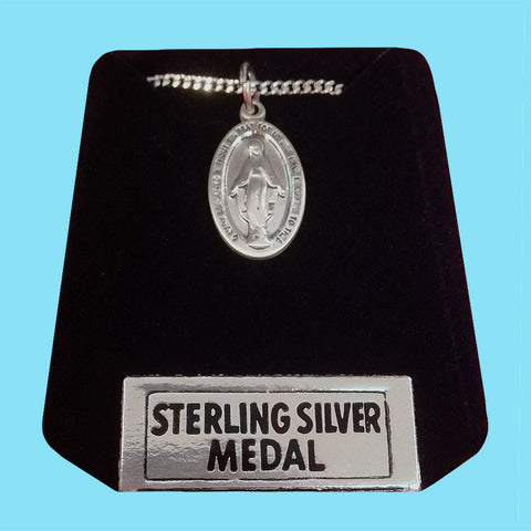 Miraculous Medal - Sterling Silver