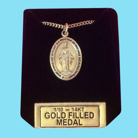 Miraculous Medal - 14kt Gold Filled