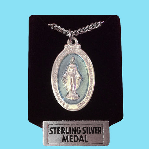 Miraculous Medal - Sterling Silver