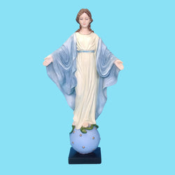 Our Lady of Smiles Statue - Color - 8"