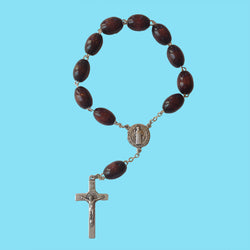 Brown St. Benedict One Decade Rosary