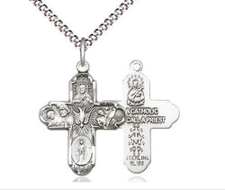 5 Way Confirmation Cross - Sterling Silver
