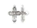 5 Way Confirmation Cross - Sterling Silver