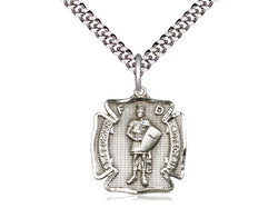 Sterling Silver St. Florian Medal