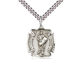 Sterling Silver St. Florian Medal
