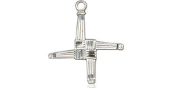 St. Brigid Cross on Figaro Chain