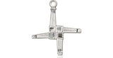 St. Brigid Cross on Figaro Chain