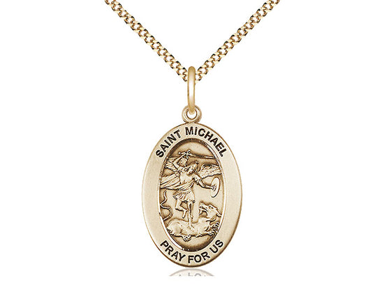 Saint Michael Medal - Gold Filled