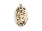 Saint Michael Medal - Gold Filled