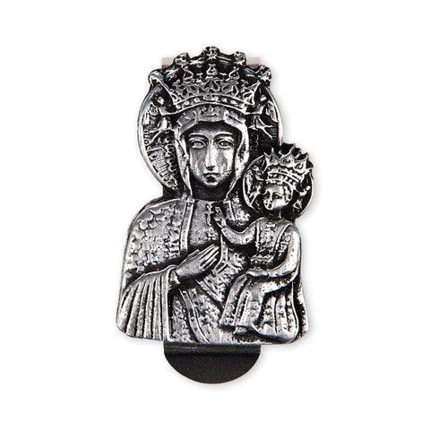 Our Lady of Czestochowa Auto Visor Clip