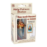Sacred Heart of Jesus Statue - 4"