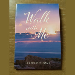 Walk with Me: 40 Days with Jesus booklet