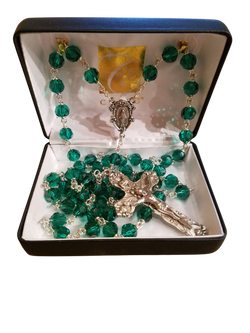 Emerald Crystal Vienna Rosary