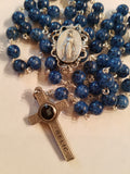 Blue Jerusalem Relic Rosary