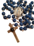 Blue Jerusalem Relic Rosary