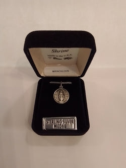 Sterling Silver Round Miraculous Medal