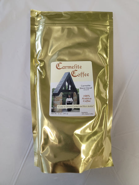 Decaffeinated Ground Carmelite Coffee