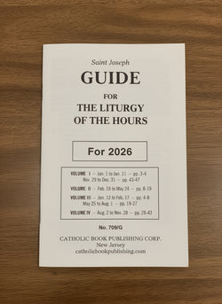 2026 Guide for The Liturgy of the Hours (Large Print) 709/G