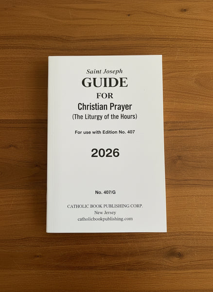 2026 Guide for Christian Prayer (Large Print) 407/G