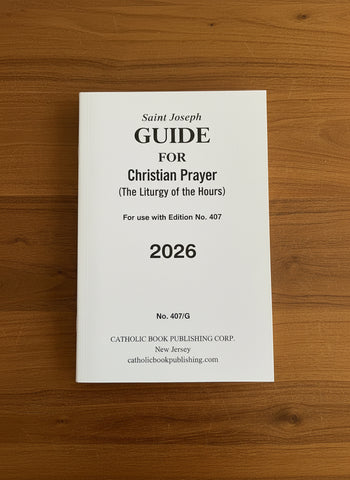 2026 Guide for Christian Prayer (Large Print) 407/G