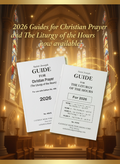 2026 Guides for Christian Prayer and The Liturgy of the Hours now available!