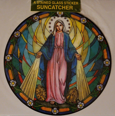 Blessed Mother Suncatcher Window Decal / Sticker