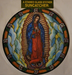 Our Lady of Guadalupe Suncatcher Window Decal / Sticker