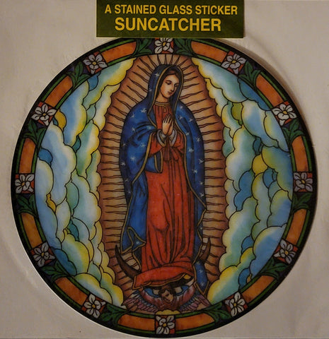 Our Lady of Guadalupe Suncatcher Window Decal / Sticker