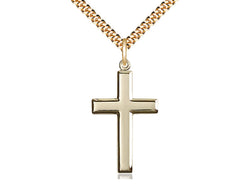 Cross - Highly Polished - Gold Filled