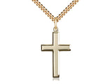 Cross - Highly Polished - Gold Filled