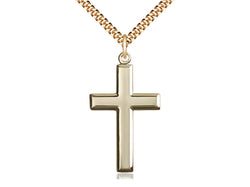 Highly Polished Cross - 14kt Gold Filled