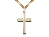Highly Polished Cross - 14kt Gold Filled