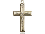 Gold Filled Crucifix - 24" Endless Chain