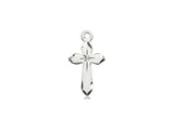 Cross - Sterling Silver - with Engraved Edges