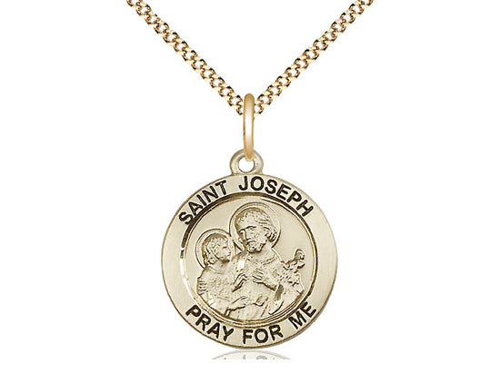Gold Filled St. Joseph Medal
