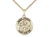Gold Filled St. Joseph Medal