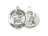 Saint Michael Medal - Sterling Silver