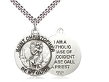 Sterling Silver St. Christopher Medal