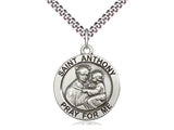 Sterling Silver St. Anthony Medal
