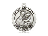 Sterling Silver St. Anthony Medal