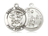 Saint Michael Medal - Sterling Silver