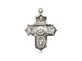 5 Way Confirmation Cross - Sterling Silver